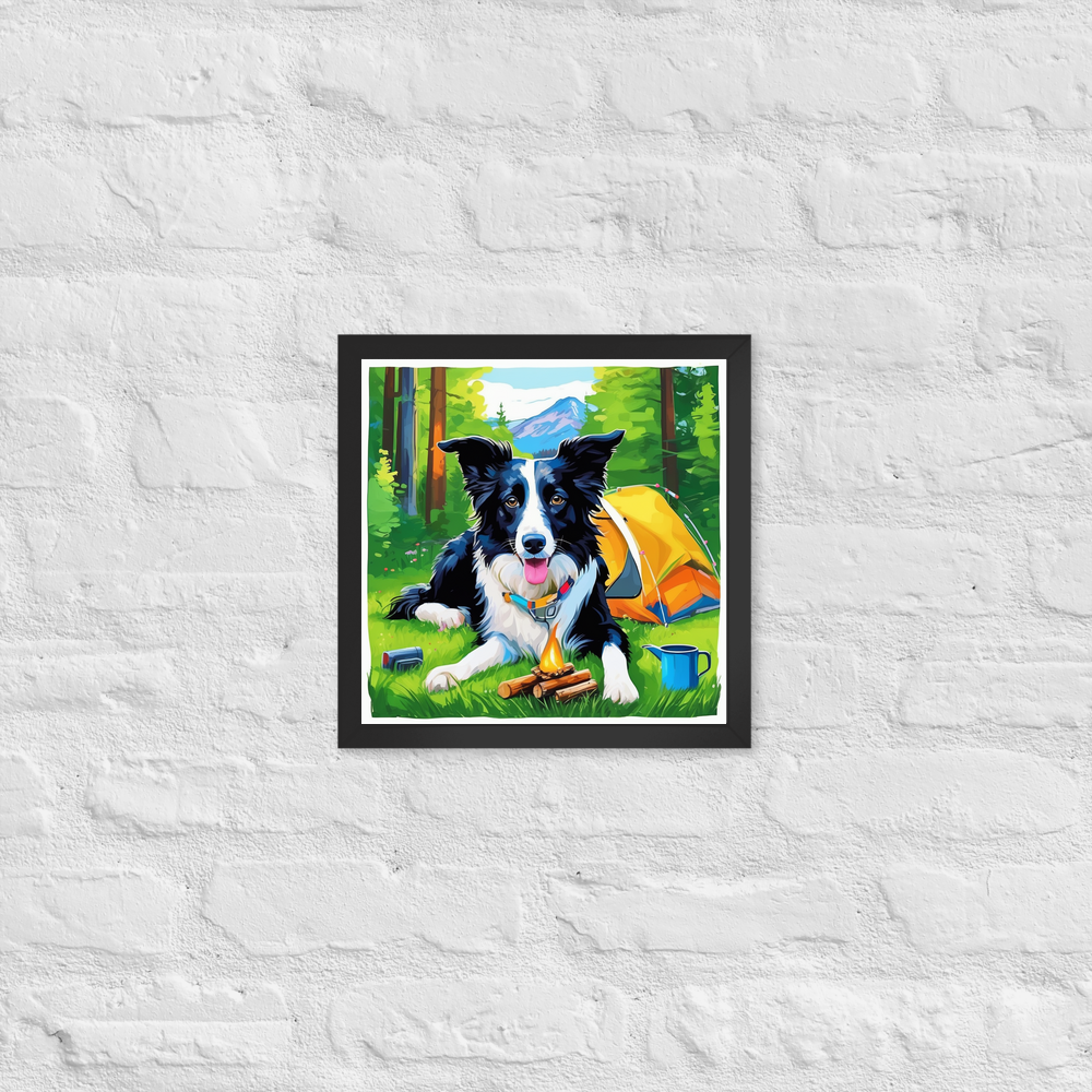 PugMug Custom Border Collie Framed Print