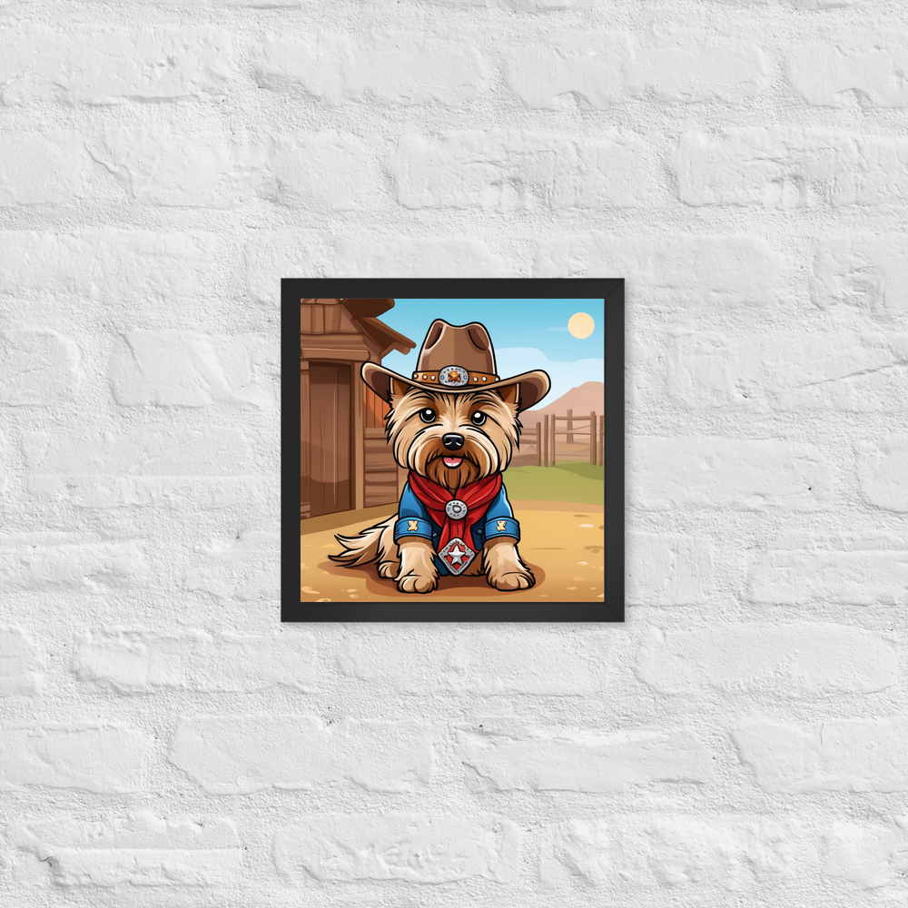 PugMug Custom Cairn Terrier Framed Print