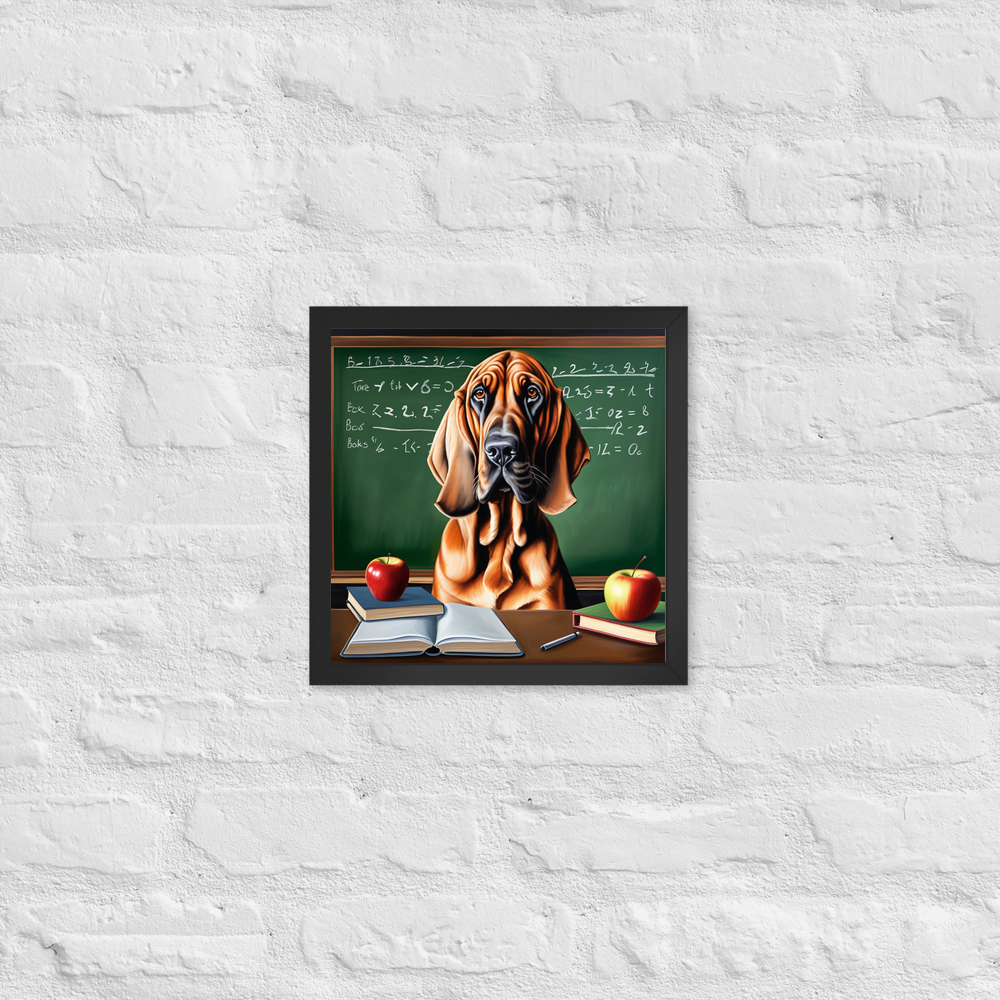 PugMug Custom Bloodhound Framed Print