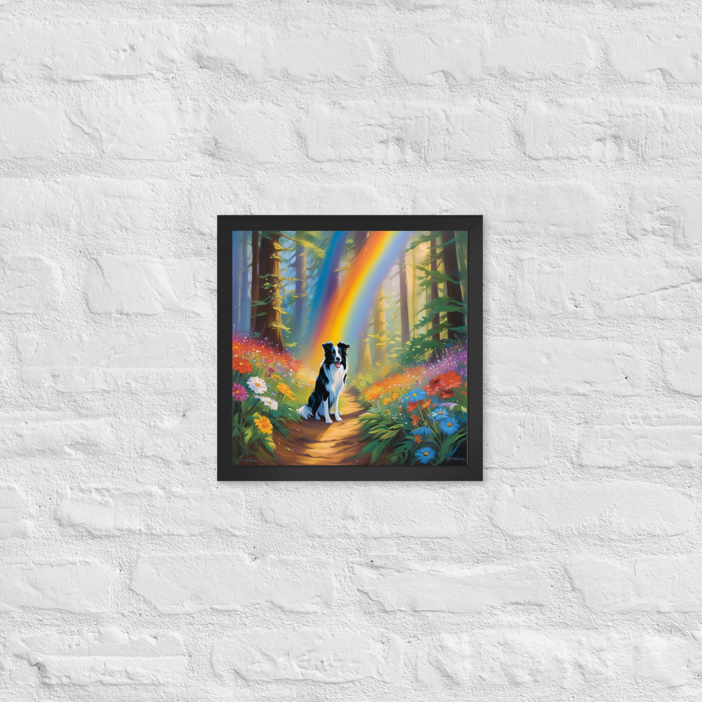 PugMug Custom Border Collie Framed Print