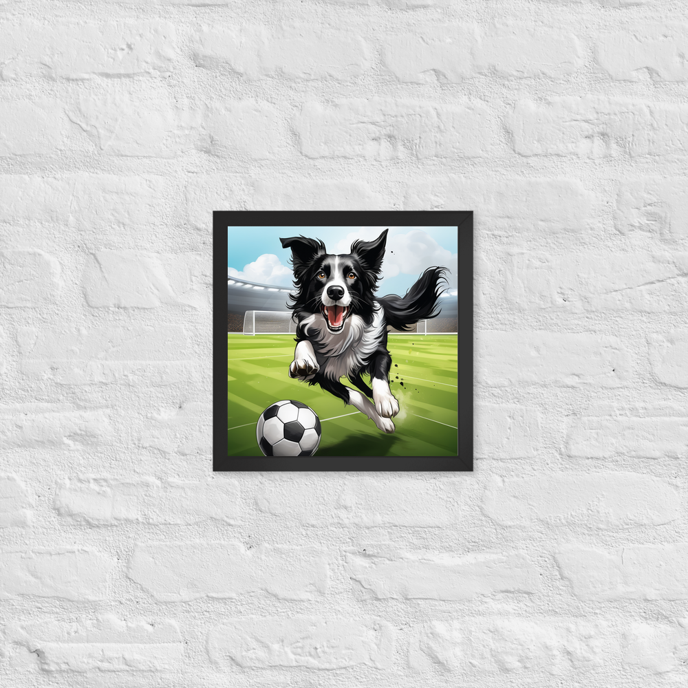 PugMug Custom Border Collie Framed Print
