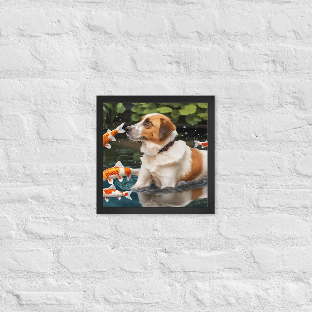 PugMug Custom Hazim Framed Print