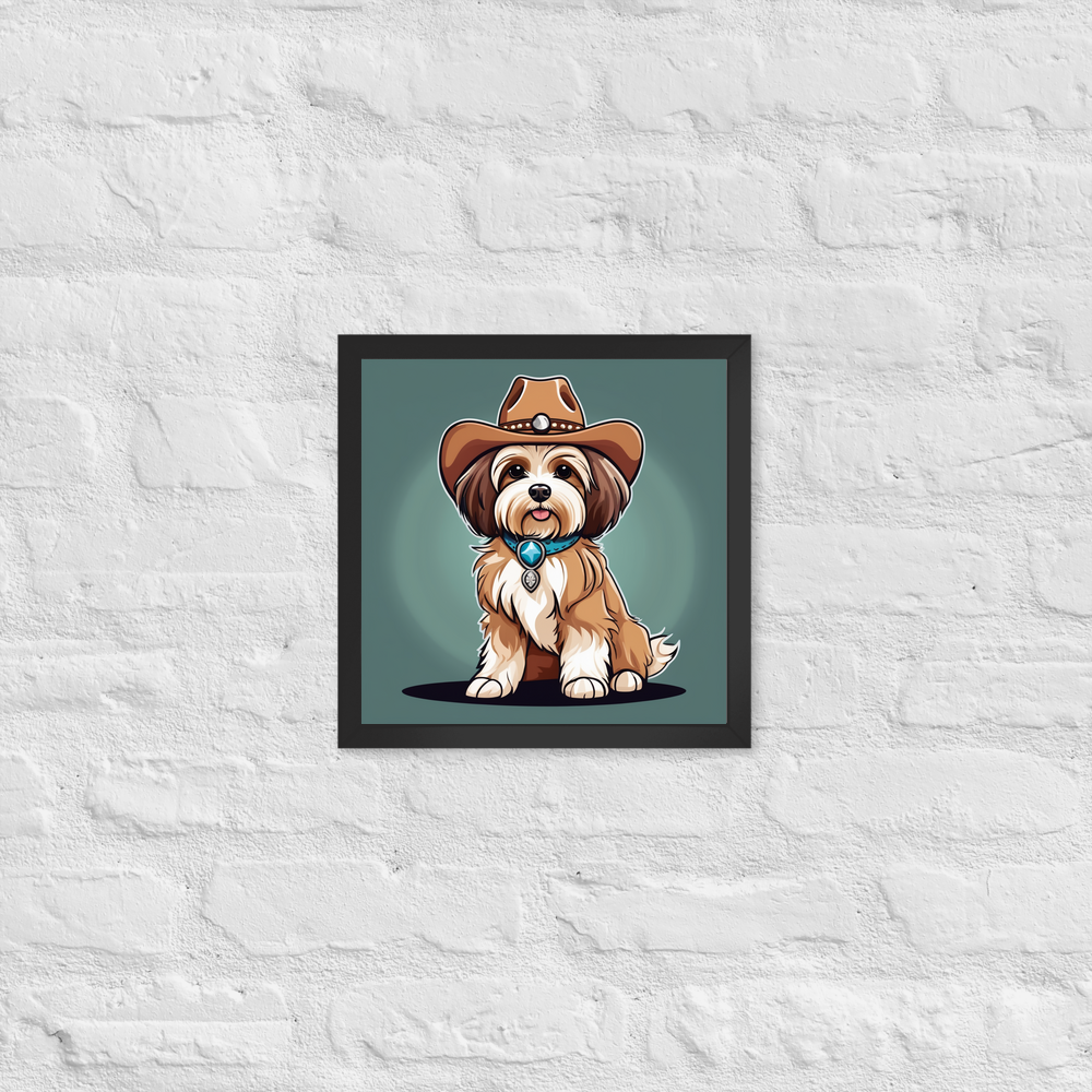 PugMug Custom Tan Havanese Dog Framed Print