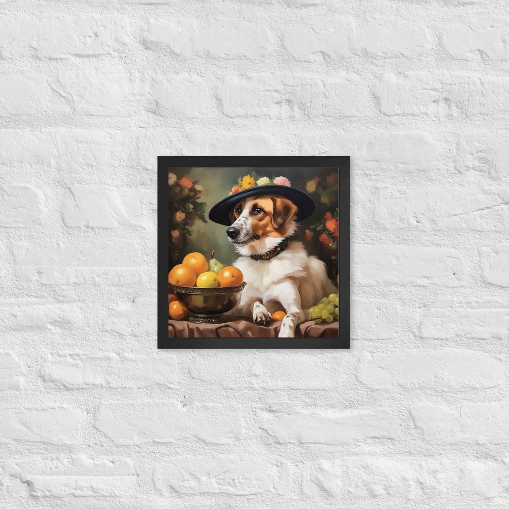 PugMug Custom Hazim Framed Print