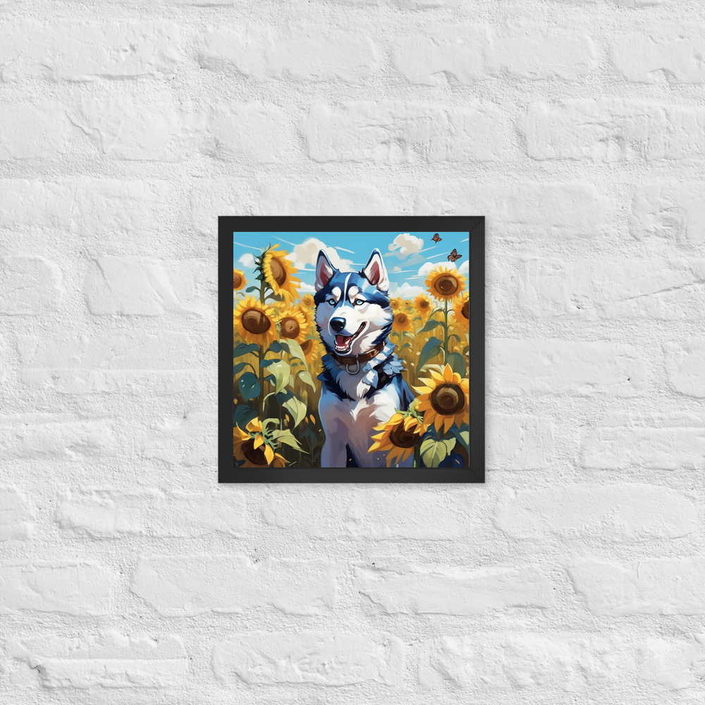 PugMug Custom Siberian Husky Framed Print
