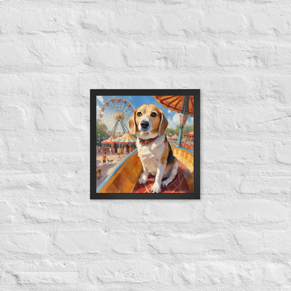 PugMug Custom Munchkin Framed Print