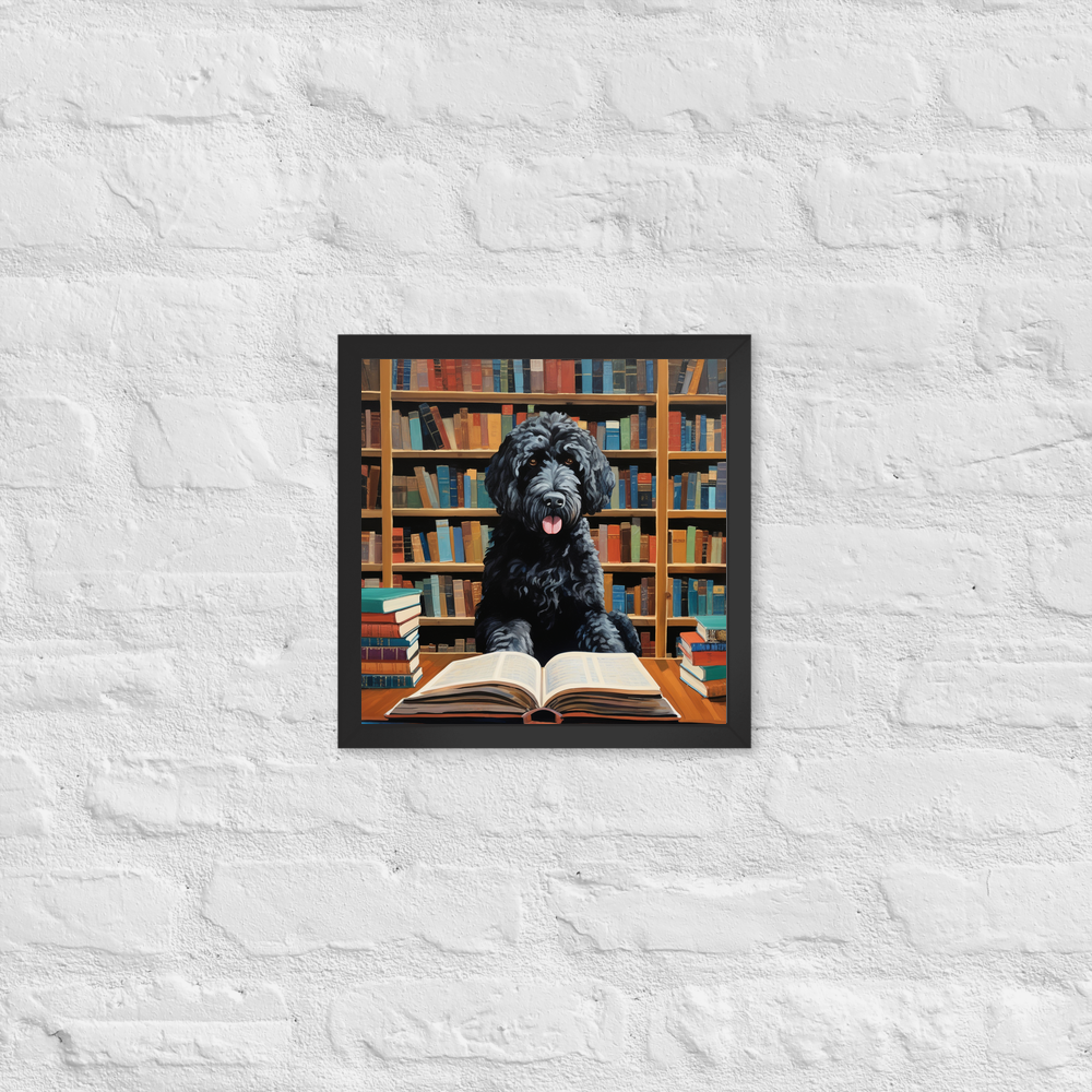 PugMug Custom Portuguese Water Dog Framed Print