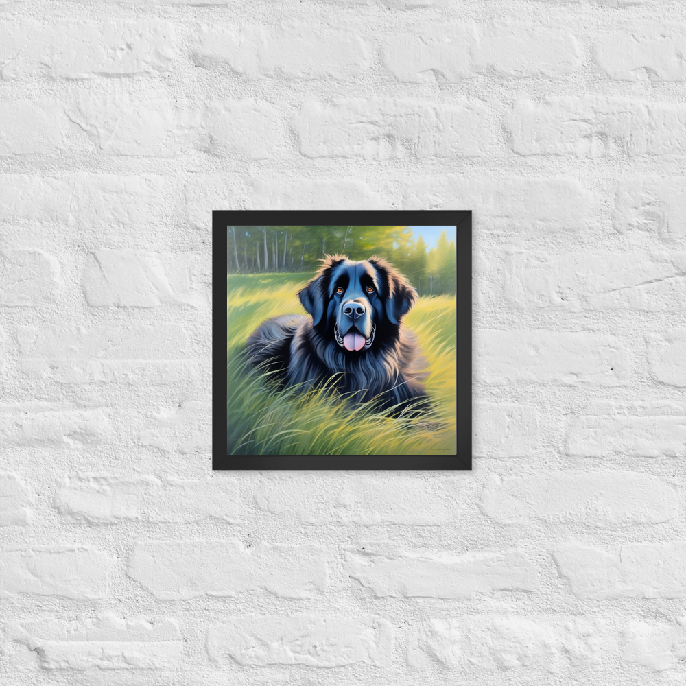 PugMug Custom Newfoundland Framed Print