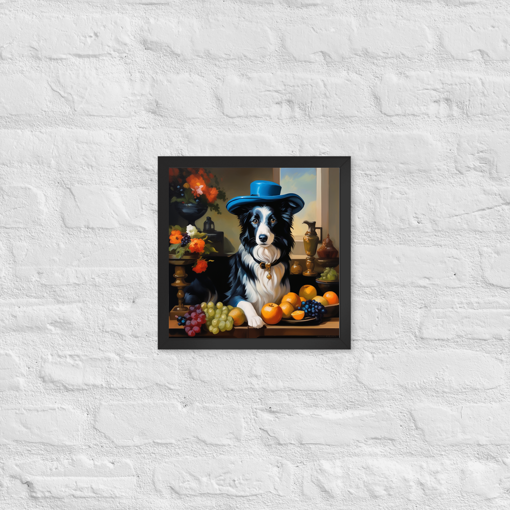 PugMug Custom Border Collie Framed Print