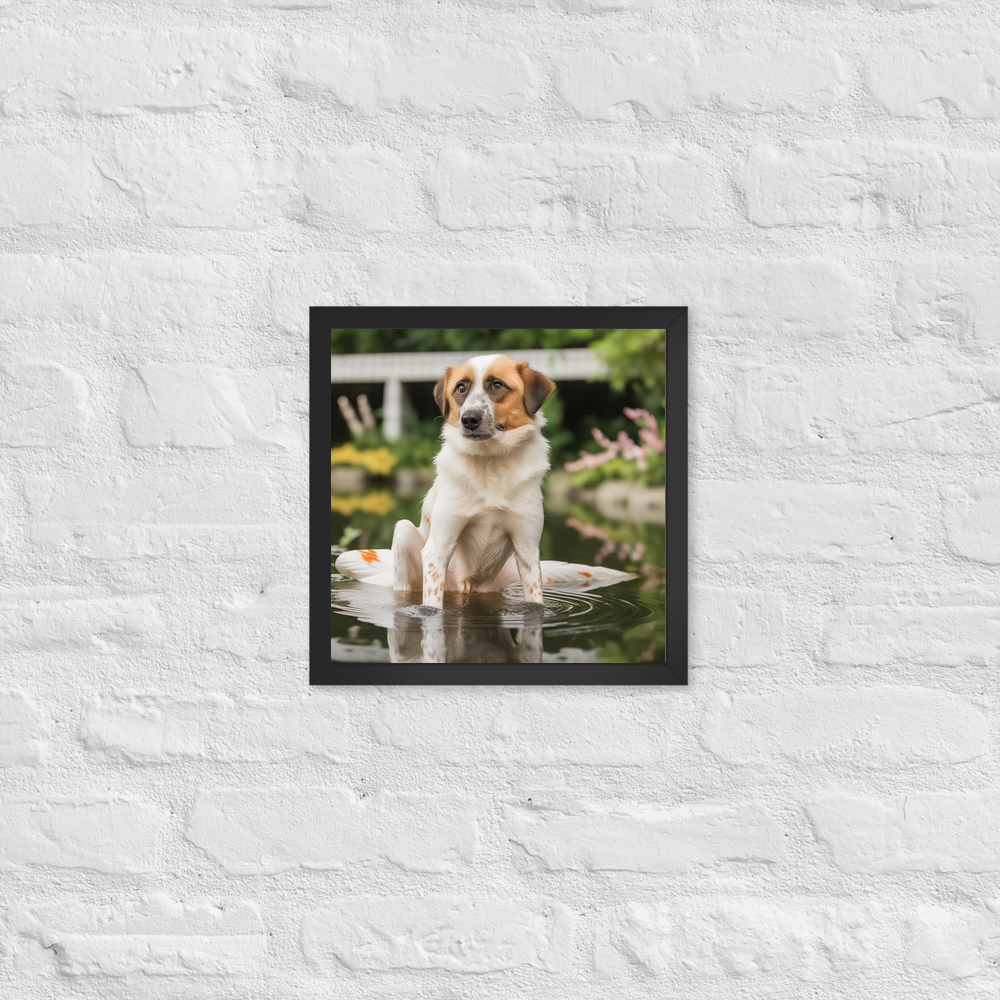 PugMug Custom Hazim Framed Print