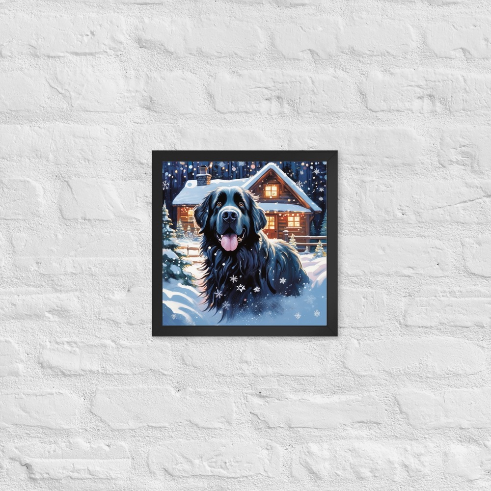 PugMug Custom Newfoundland Framed Print