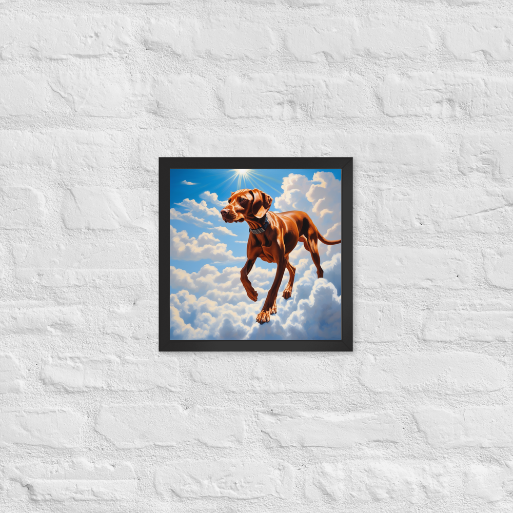 PugMug Custom Vizsla Framed Print