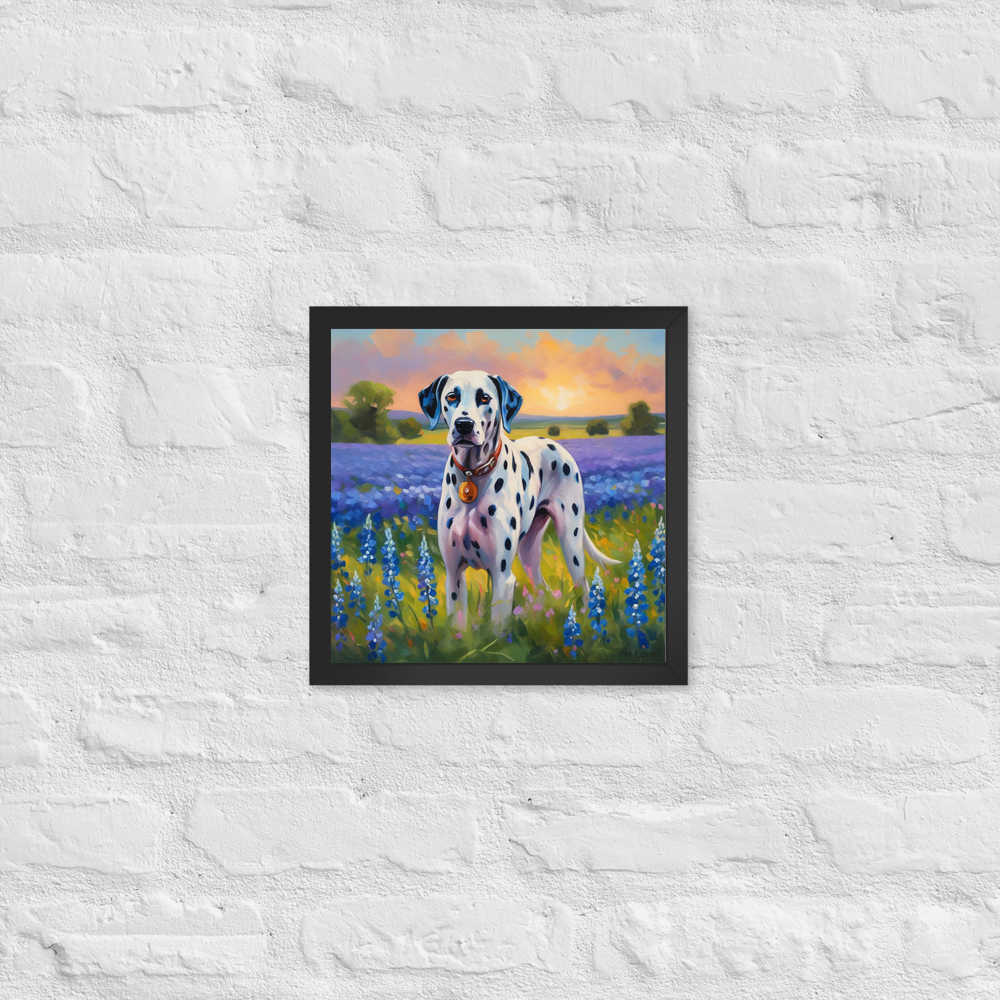PugMug Custom Dalmatian Framed Print