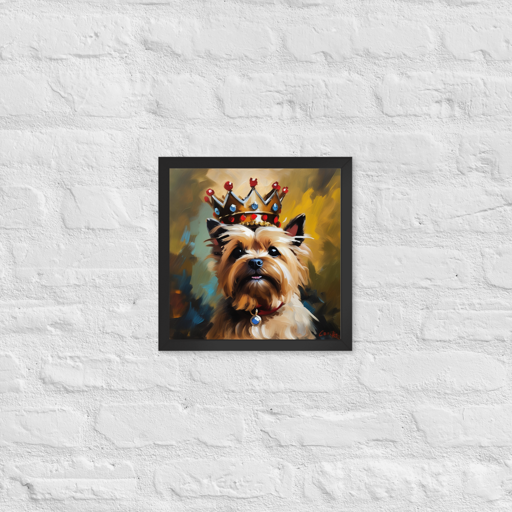 PugMug Custom Cairn Terrier Framed Print
