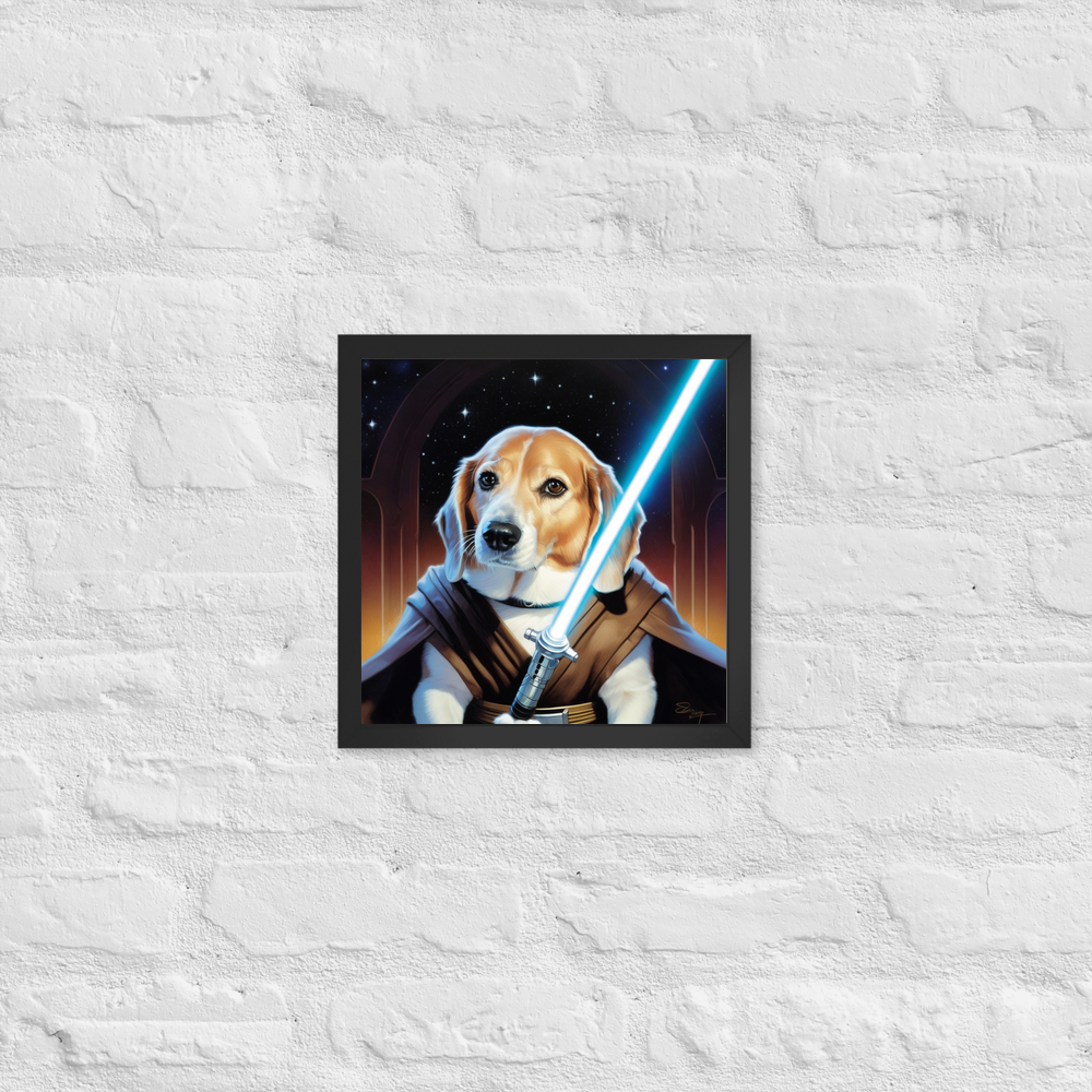 PugMug Custom Munchkin Framed Print