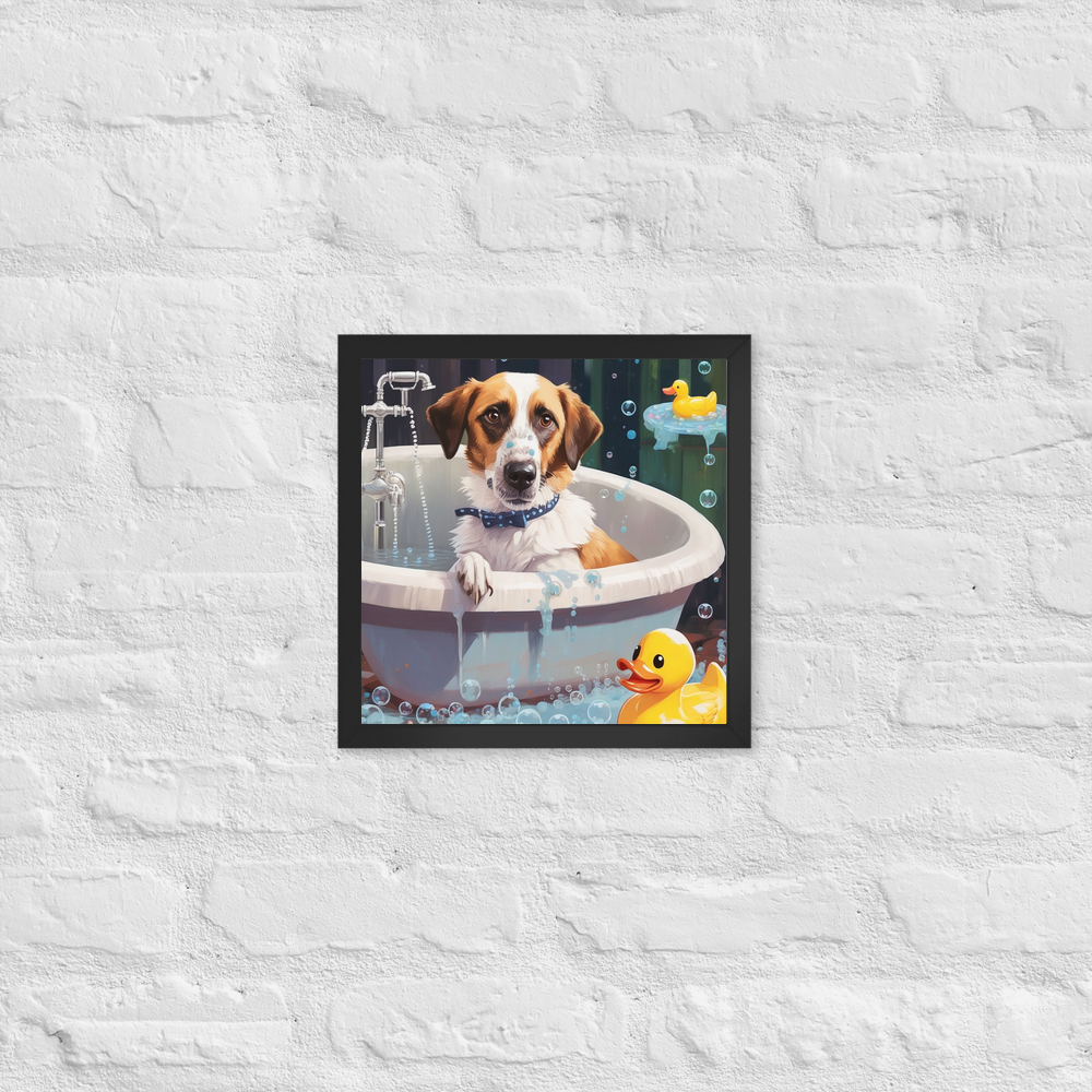 PugMug Custom Hazim Framed Print