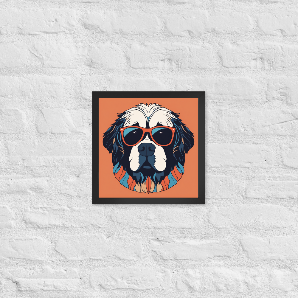 PugMug Custom Newfoundland Framed Print