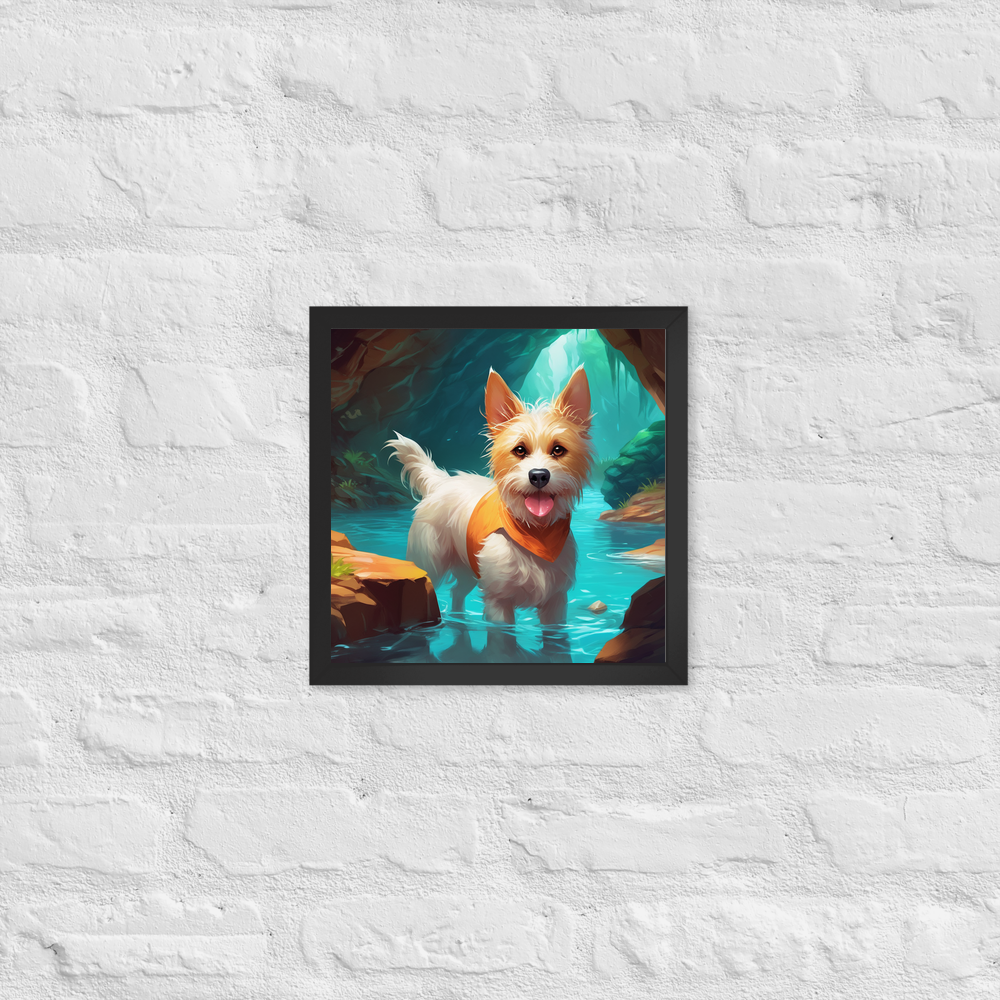 PugMug Custom Luna Framed Print