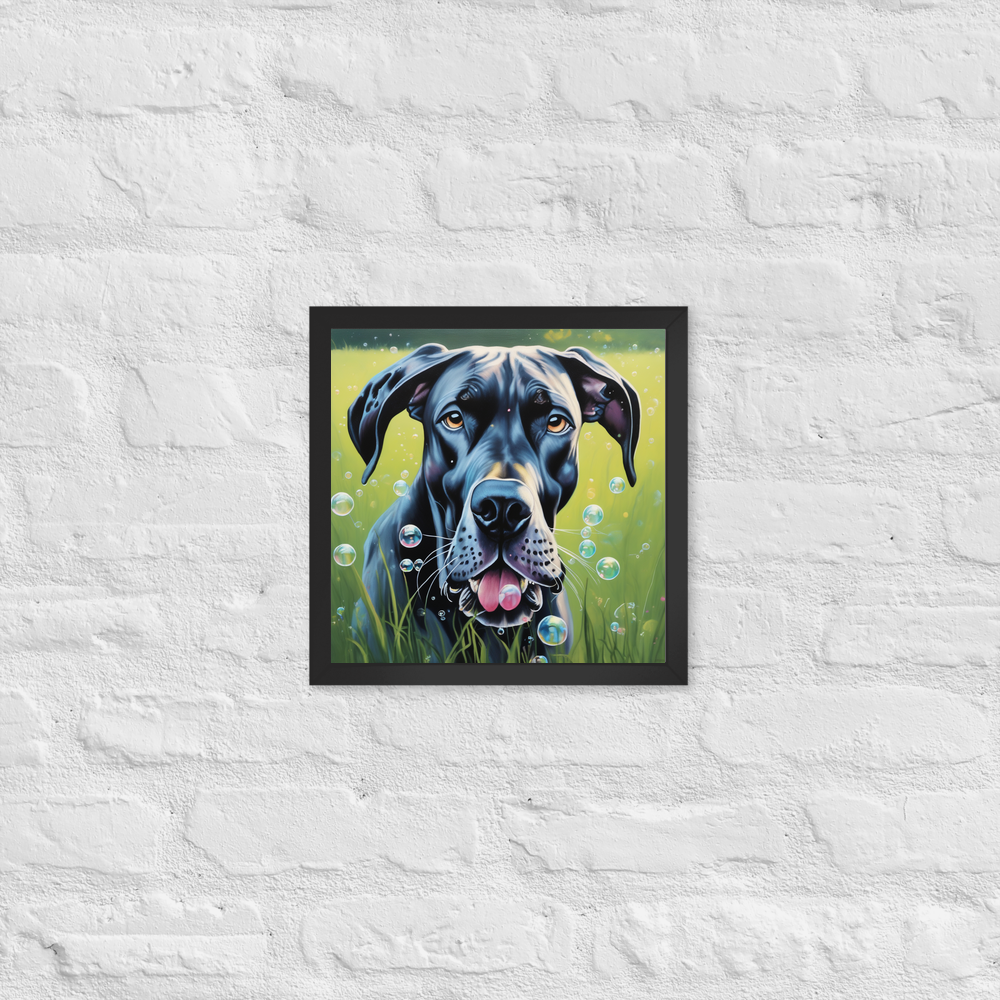 PugMug Custom Great Dane Framed Print