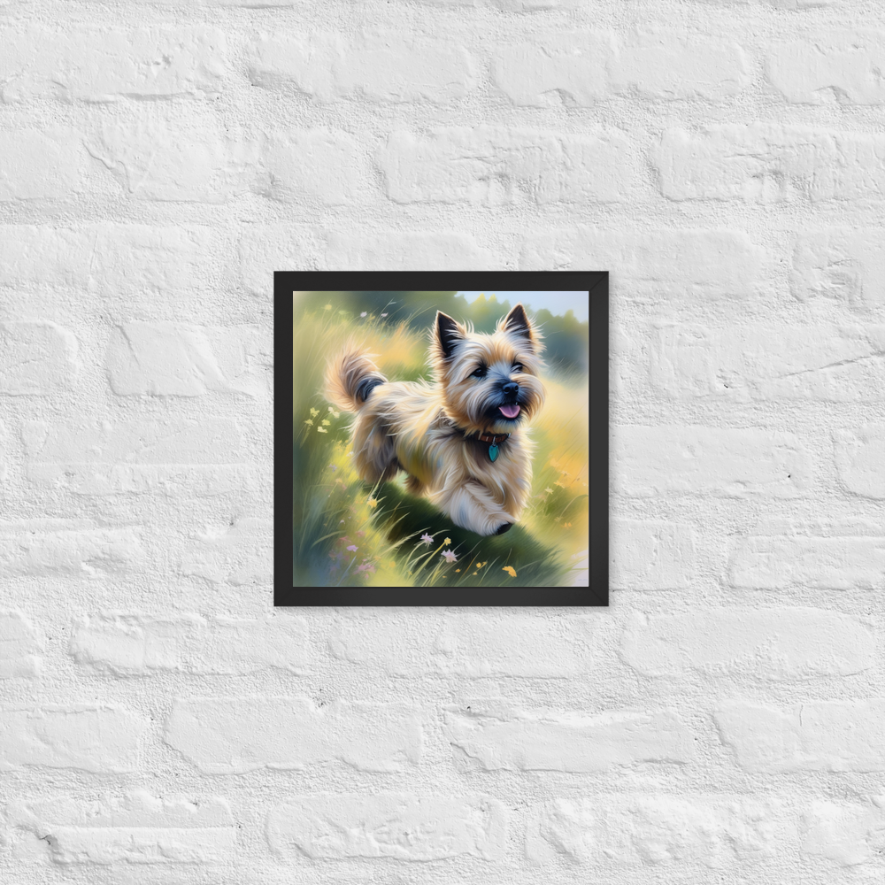 PugMug Custom Cairn Terrier Framed Print