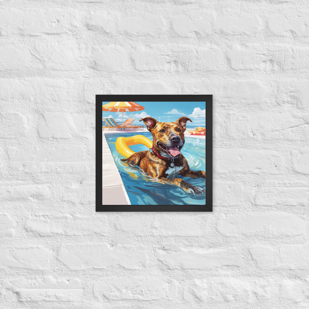 PugMug Custom Tony Hawk Framed Print