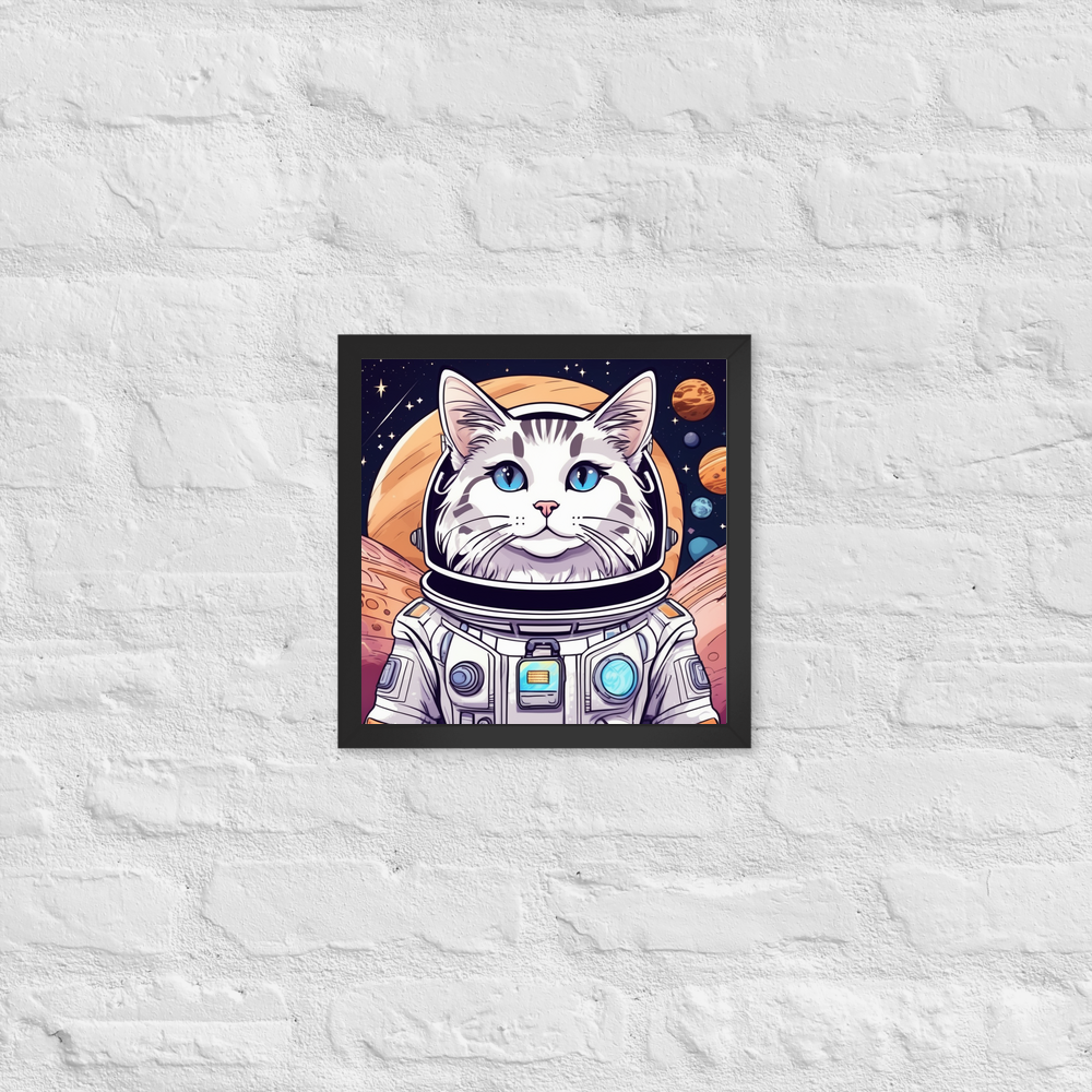 PugMug Custom Tabby Ragdoll Cat Framed Print