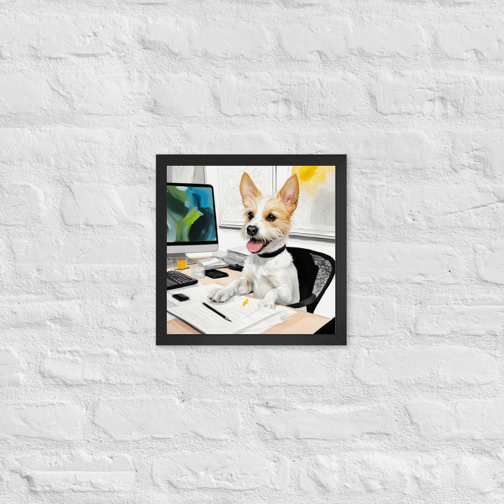 PugMug Custom Luna Framed Print