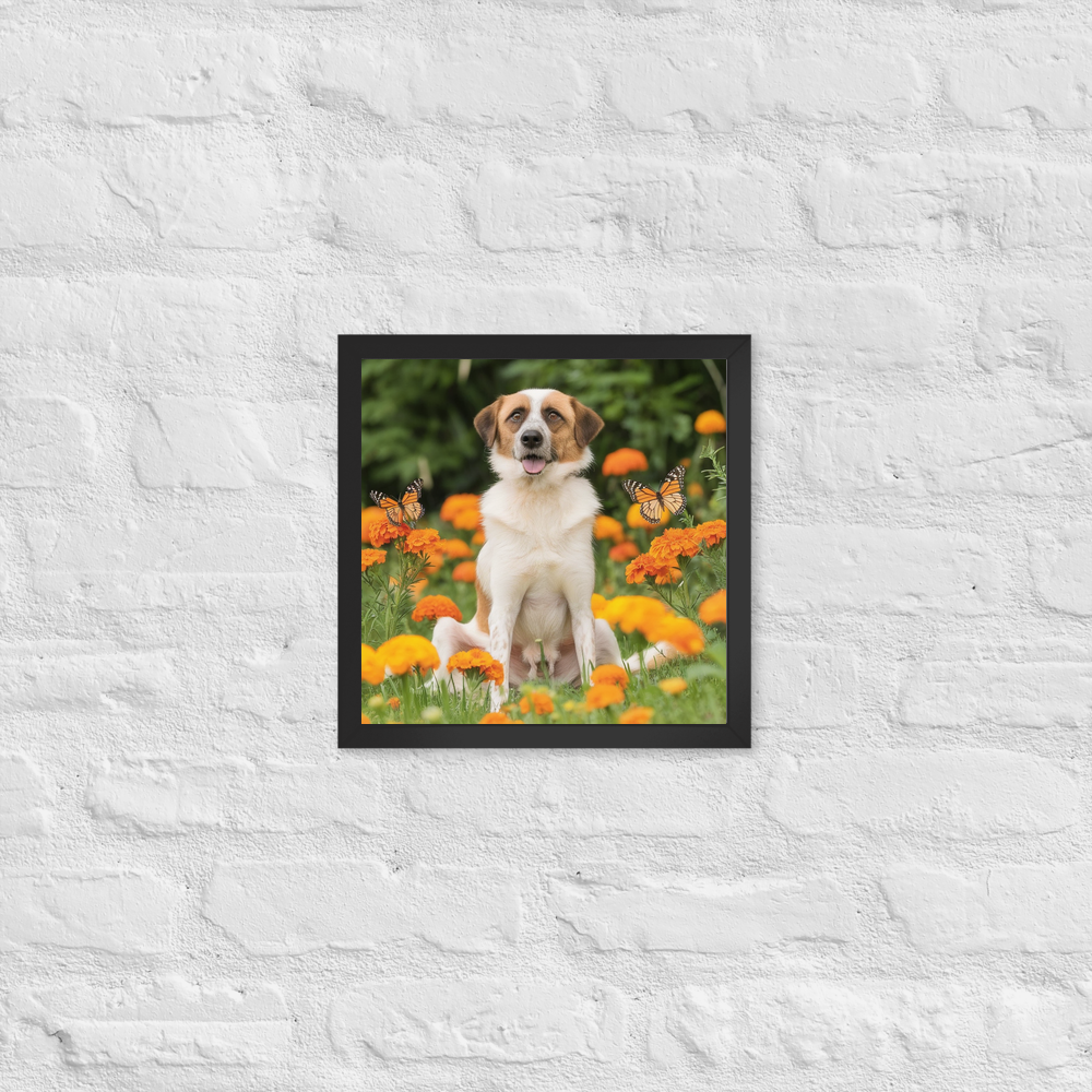 PugMug Custom Hazim Framed Print