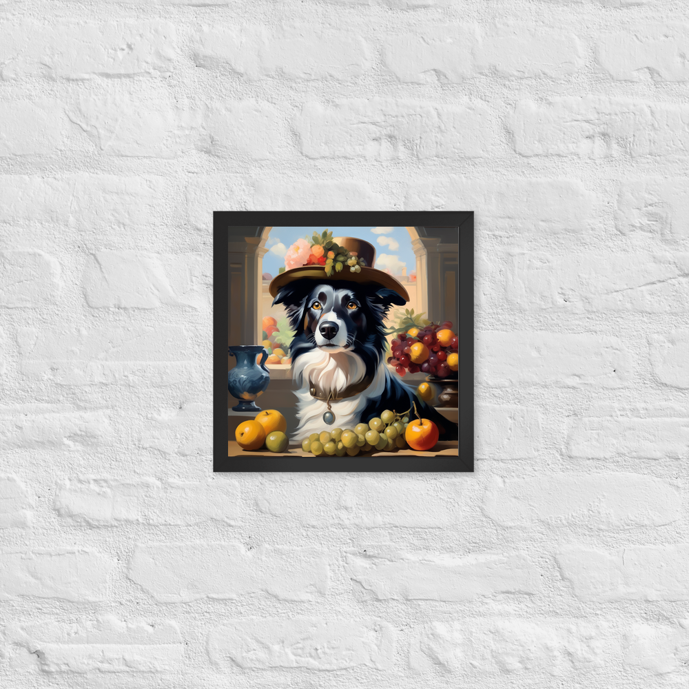 PugMug Custom Border Collie Framed Print