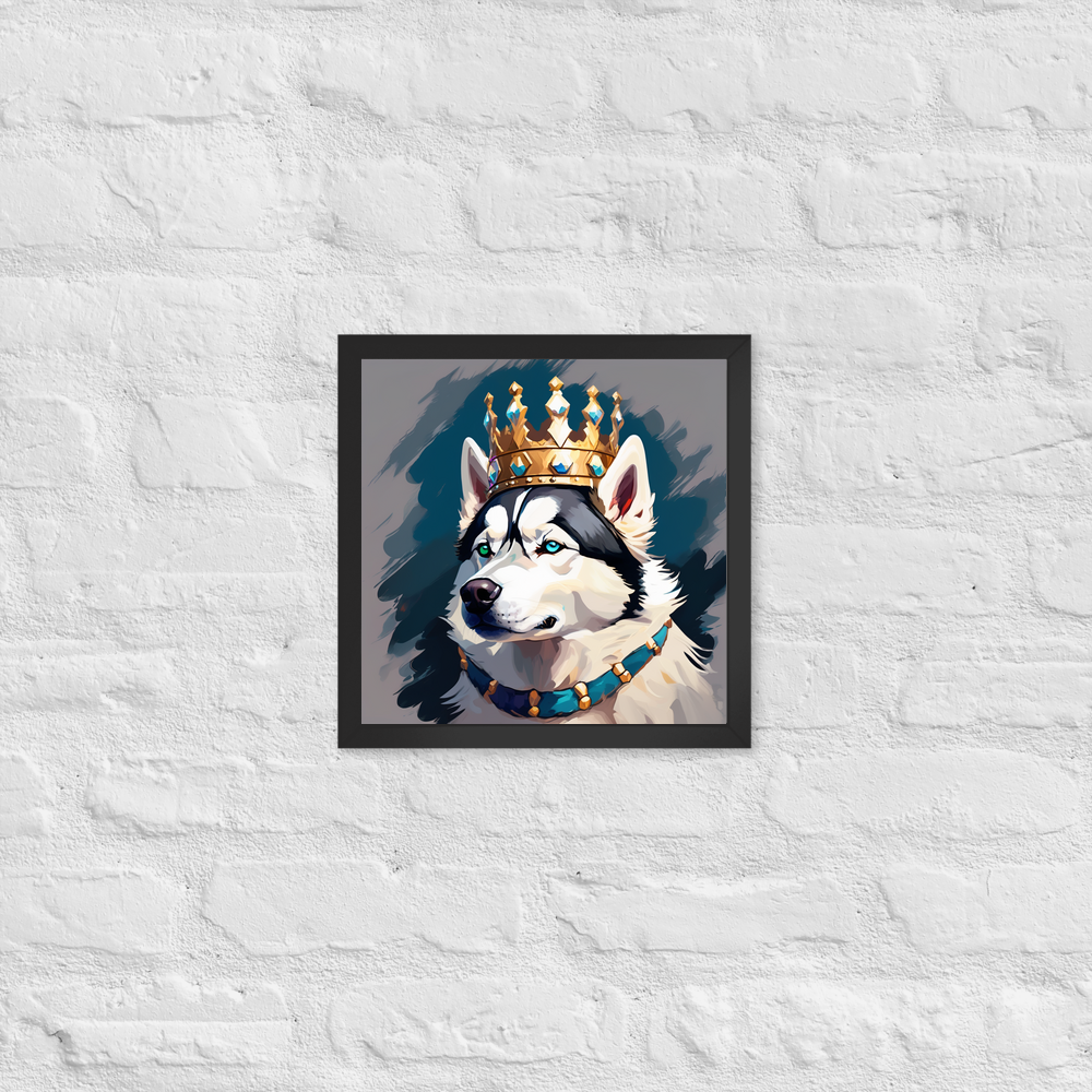 PugMug Custom Siberian Husky Framed Print