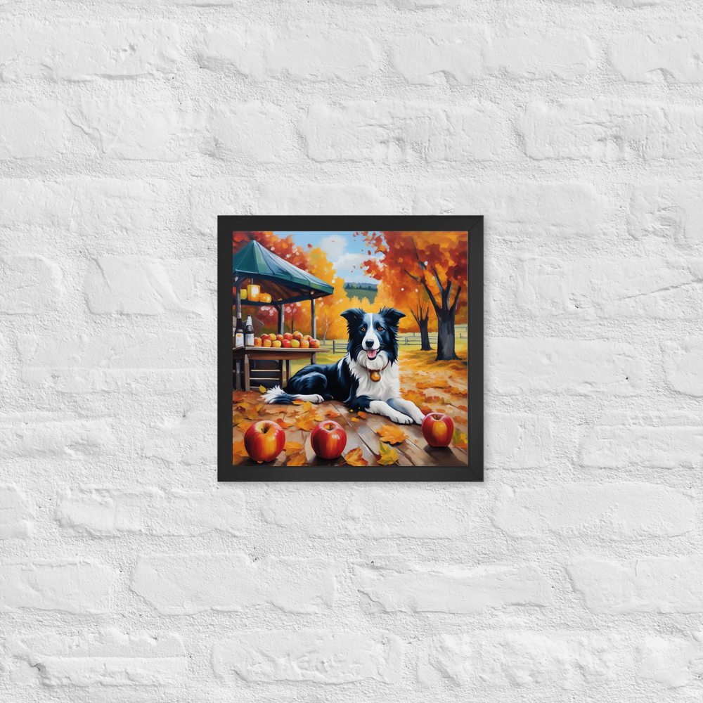 PugMug Custom Border Collie Framed Print