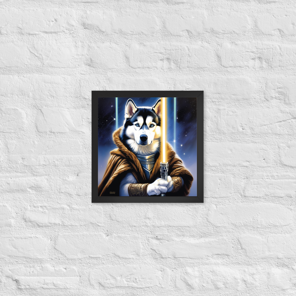 PugMug Custom Siberian Husky Framed Print