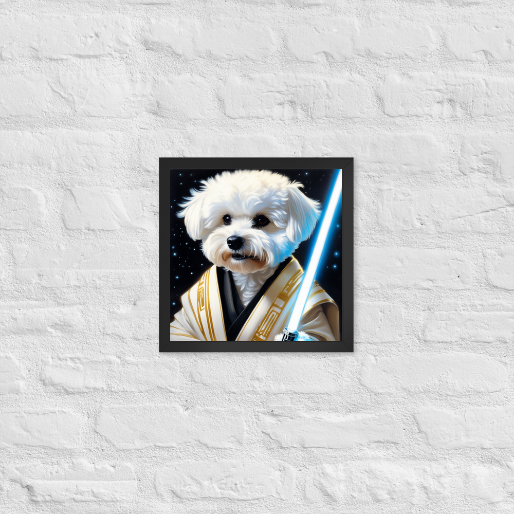 PugMug Custom Bichons Frise Framed Print