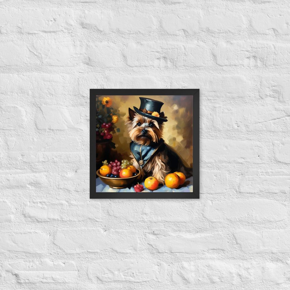 PugMug Custom Cairn Terrier Framed Print