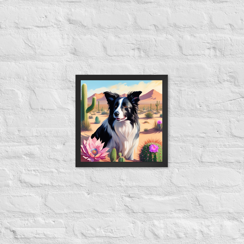 PugMug Custom Border Collie Framed Print