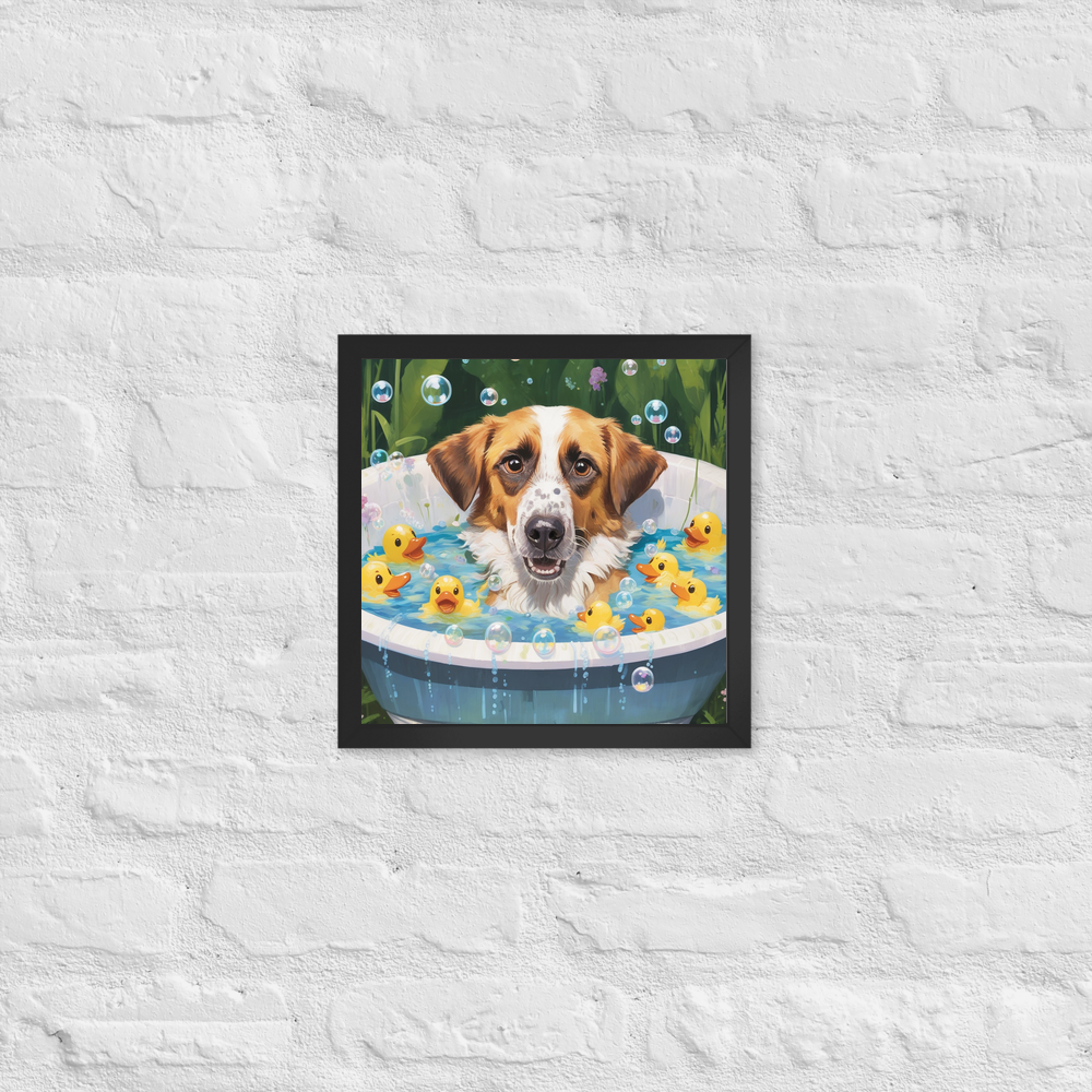 PugMug Custom Hazim Framed Print