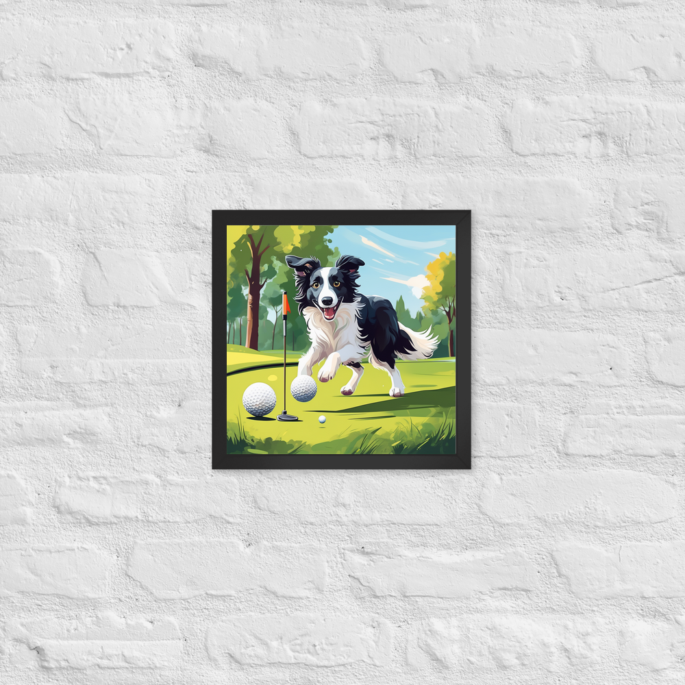 PugMug Custom Border Collie Framed Print