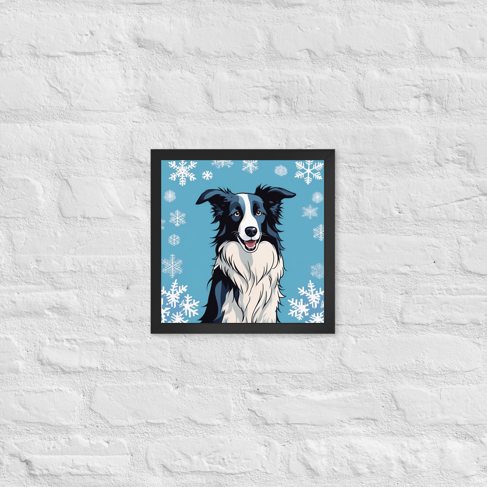 PugMug Custom Border Collie Framed Print