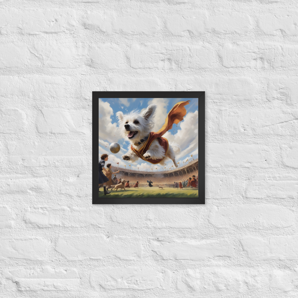 PugMug Custom Leo Framed Print