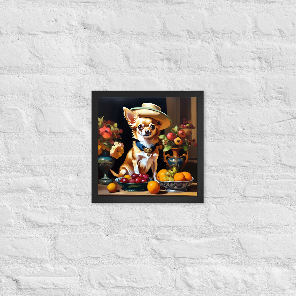 PugMug Custom Chihuahua Framed Print