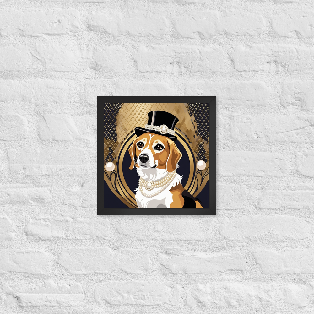 PugMug Custom Munchkin Framed Print