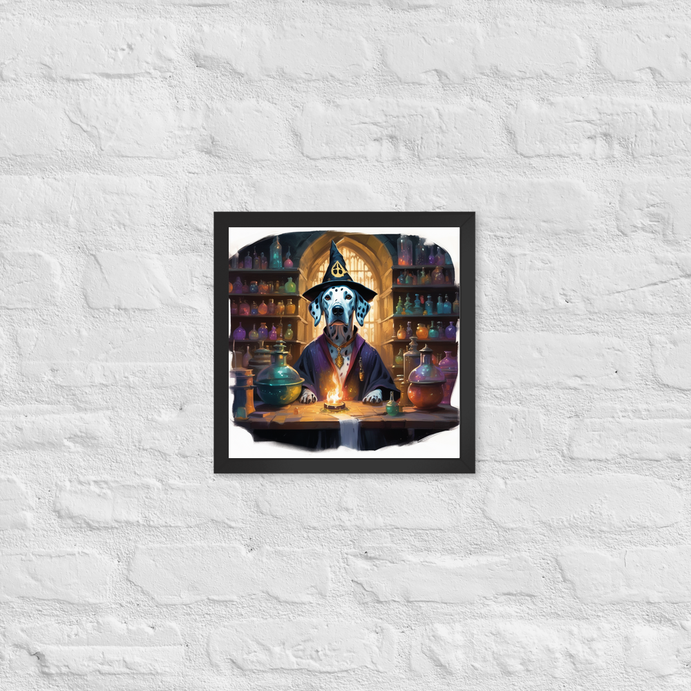 PugMug Custom Dalmatian Framed Print