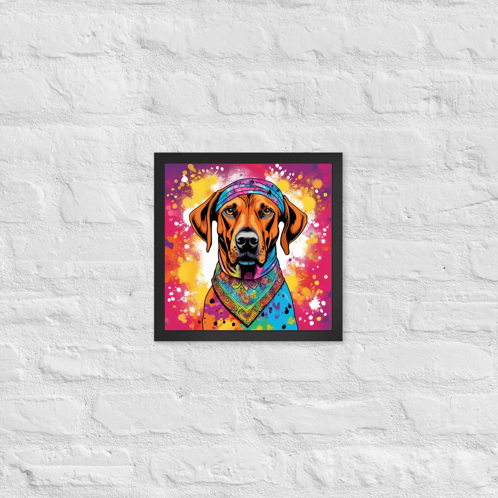 PugMug Custom Rhodesian Ridgeback Framed Print
