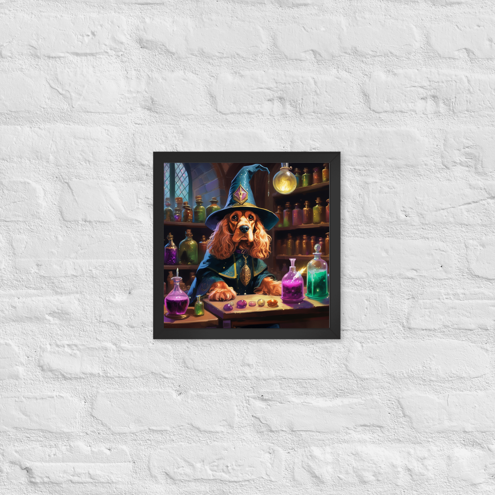 PugMug Custom Cocker Spaniel Framed Print