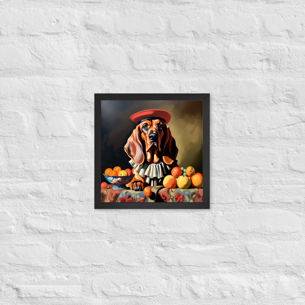 PugMug Custom Bloodhound Framed Print