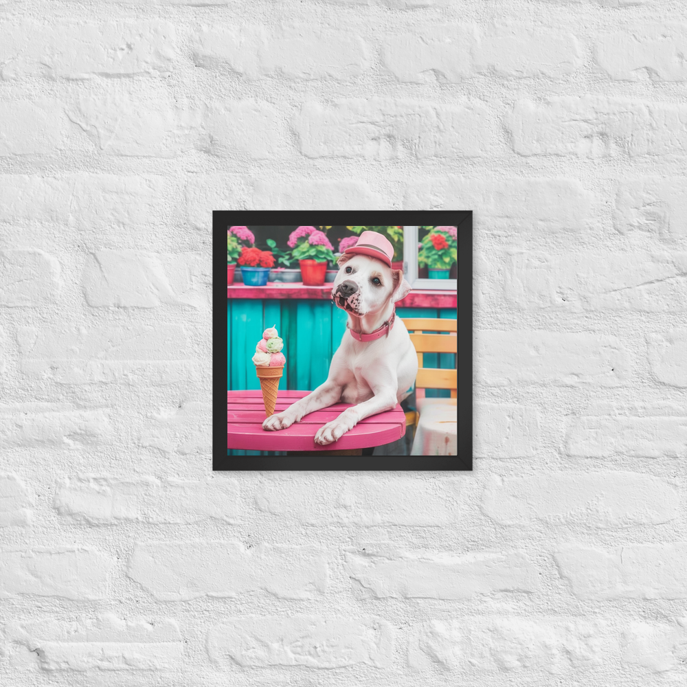 PugMug Custom Melody Framed Print