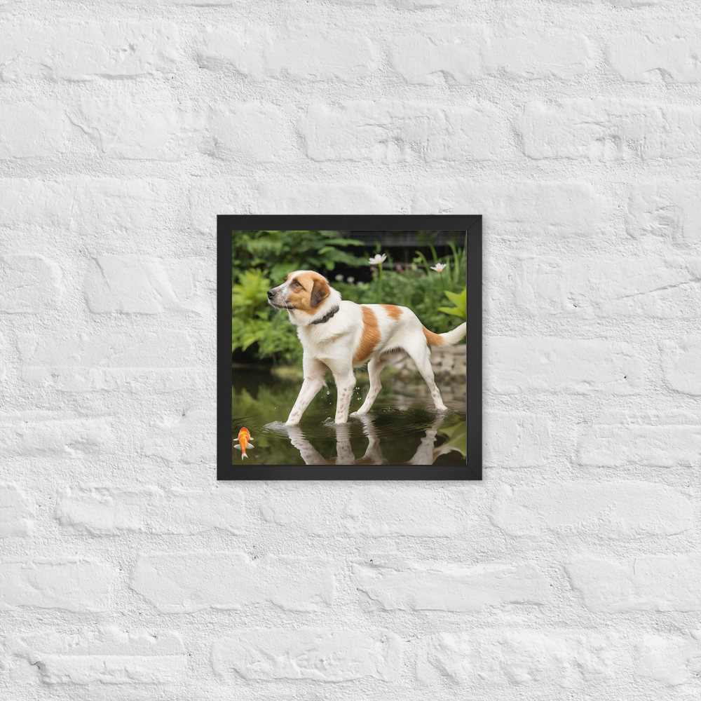 PugMug Custom Hazim Framed Print