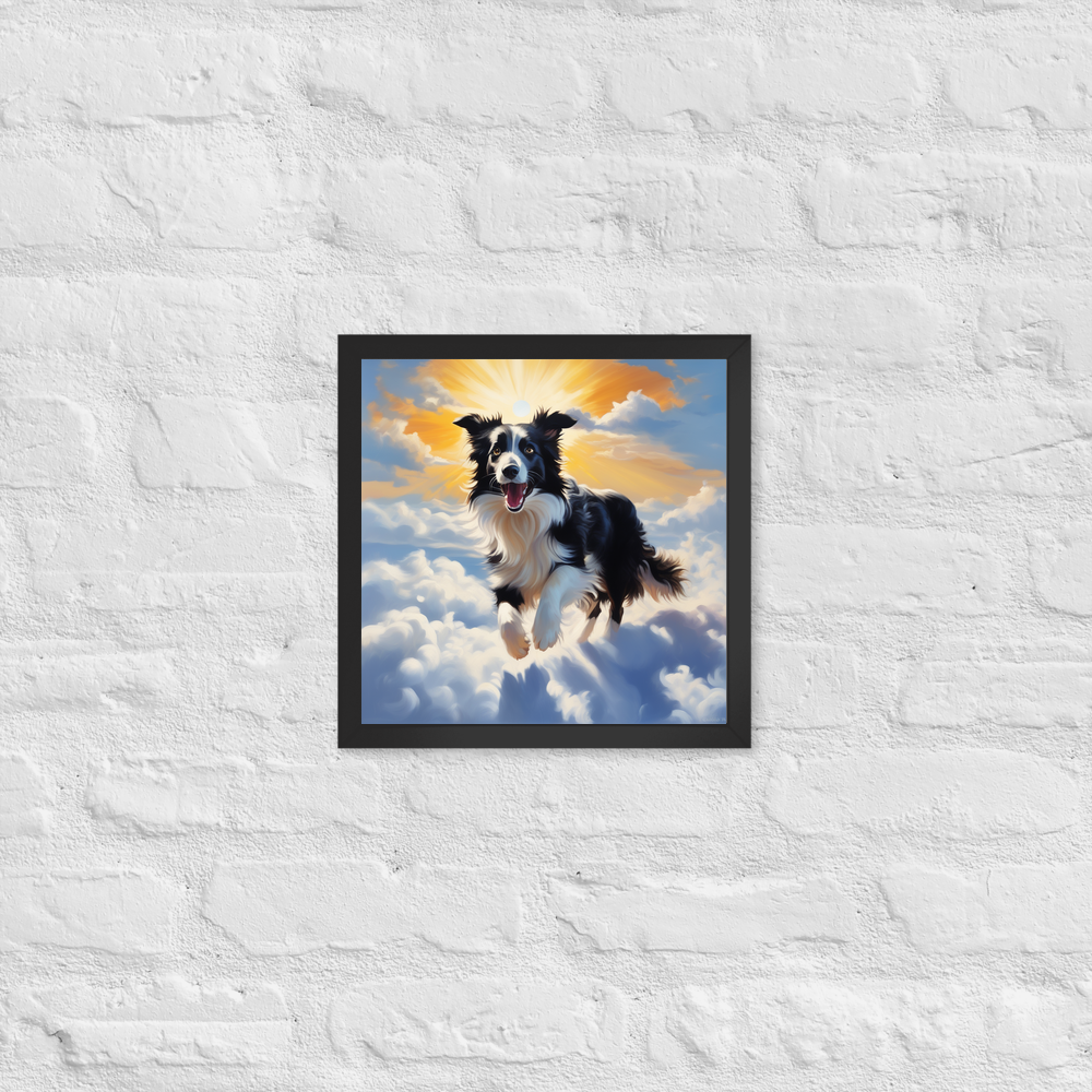PugMug Custom Border Collie Framed Print