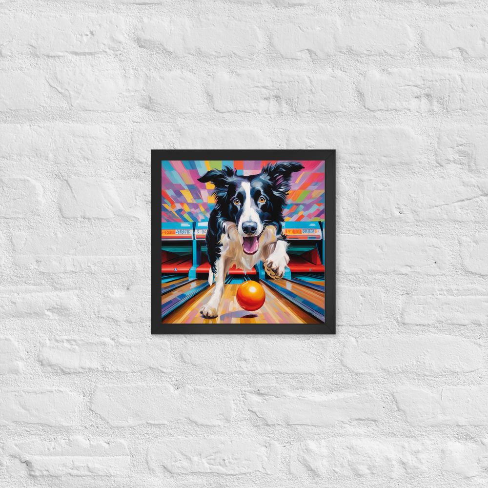 PugMug Custom Border Collie Framed Print