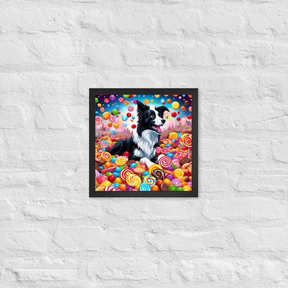 PugMug Custom Border Collie Framed Print